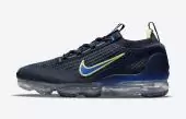 nike hommes air vapormax 2021 flyknit pas cher dh4085-400 black blue